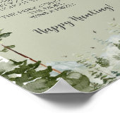 ボーイパインツリーフォレストマウンテンベビーソック狩り ポスター (角)