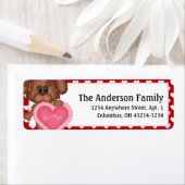 ボーイパピードグバレンタインデー住所 シールd3 ラベル (インサイチュ)