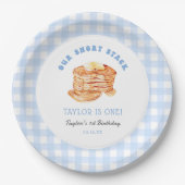 ボーイパンケークブレックファーストバースデーパーティー ペーパープレート (正面)