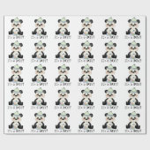 ボーイパンダベアーラッピング紙 ラッピングペーパー (フラット)