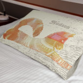 ボーイパーソナライズされたズルームキツネウッドのテクスチャ 枕カバー