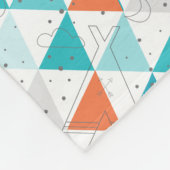 ボーイパーソナライズされたルームモダンテペ矢印パターン フリースブランケット (角)