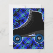 ボーイパーソナライズされたローラスケートで滑るパーティの招待状 招待状 (裏面)