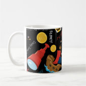 ボーイパーティー海賊黒カラフル コーヒーマグカップ (左)