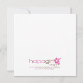 ボーイピかわいらしーコックベビーシャワー招待状 招待状 (裏面)