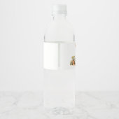 ボーイピーターザラビットブルーベビーシャワー ペットボトルラベル (裏面)