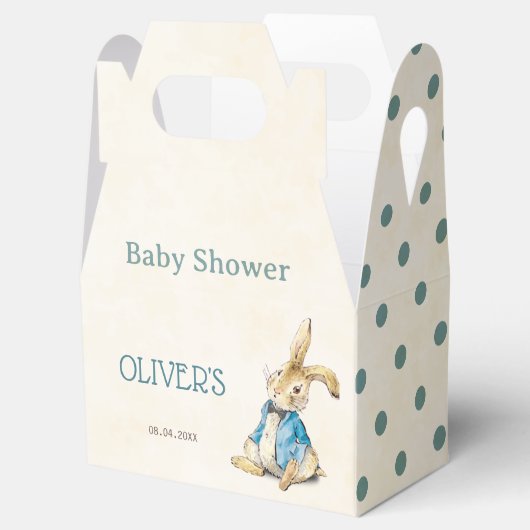 ボーイピーターザラビットベイビーヴィンテージシャワー フェイバーボックス (オープン)