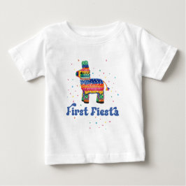 ボーイファーストフィエスタ誕生日 ベビーTシャツ