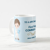 ボーイファーストホーリーコミュニオンクラシックマグ コーヒーマグカップ (正面左)