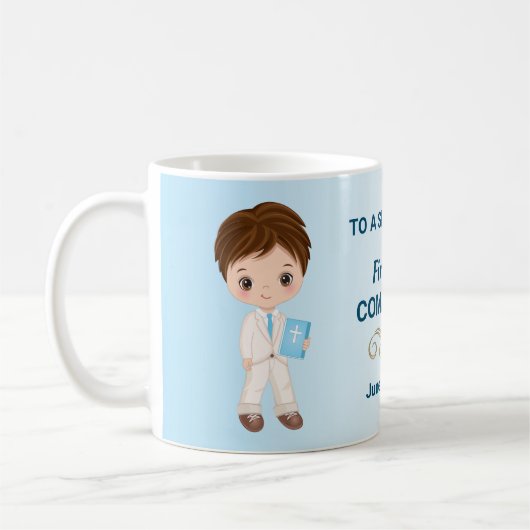 ボーイファーストホーリーコミュニオンクラシックマグ コーヒーマグカップ (左)