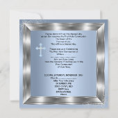 ボーイファースト聖体拝領シルバーブルー2a 招待状 (裏面)
