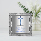 ボーイファースト聖体拝領シルバーブ王室のルー6 招待状 (スタンド正面)