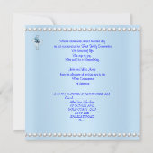 ボーイファースト聖餐式ホワイトレースブルーパール 招待状 (裏面)