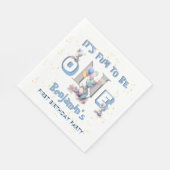 ボーイファースト誕生日おもしろいワンダリストランチョン スタンダードランチョンナプキン (角)