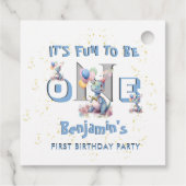 ボーイファースト誕生日おもしろいワンダリストランチョン フェイバータグ (裏面)