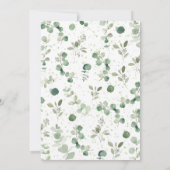 ボーイファームのベビーシャワー 招待状 (裏面)