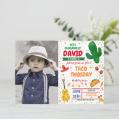 ボーイフィエスタ招待状タコトゥーズデイ誕生日 招待状 (スタンド正面)