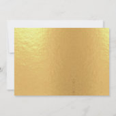 ボーイフォトバプテスマフェイクゴールドフォイル海軍ブルースクリプト サンキューカード (裏面)