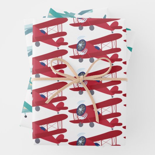 ボーイフラワーベイビーシャワーかわいい男の子 ラッピングペーパーシート (インサイチュ)