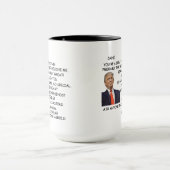 ボーイフレンドおもしろいトランプに贈り物 マグカップ (中央)