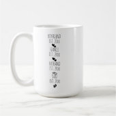 ボーイフレンドからパパまでのマイルスカスタムト年 コーヒーマグカップ (左)