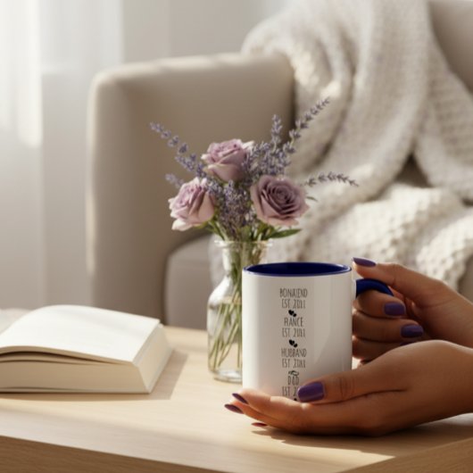 ボーイフレンドからパパまでのマイルスカスタムト年 コーヒーマグカップ