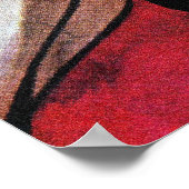 ボーイフレンドと話すレトロヴィンテージパルプカバーアート ポスター (角)