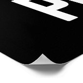 ボーイフレンドなしおもしろい引用文 ポスター (角)