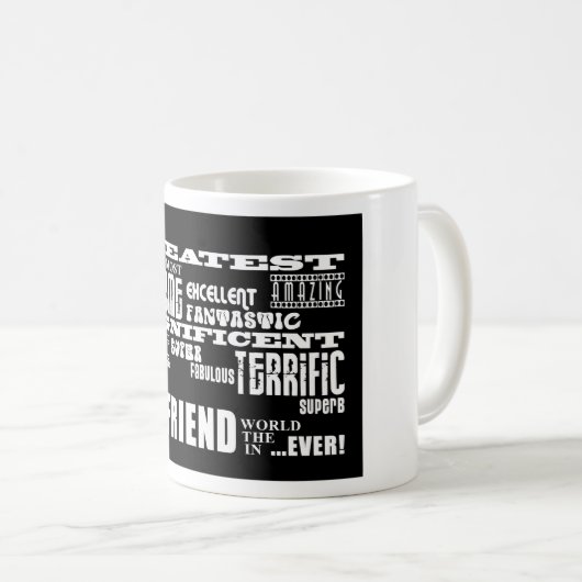 ボーイフレンドのためのおもしろいのギフト: すばらしいボーイフレンド コーヒーマグカップ (正面右)