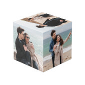 ボーイフレンドのアニバーサリーギフト誕生日 フォトキューブ (裏面アングル)