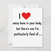 ボーイフレンドのバレンタインカード記念日誕生日 シーズンカード (正面)