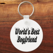 ボーイフレンドのブラックスクリプト キーホルダー (正面)