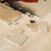 ボーイフレンドのレトロスタイル ジグソーパズル (側面)