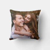 ボーイフレンドの写真定義スクリプト赤い愛ハート クッション (裏面)