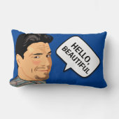 ボーイフレンドの夫は枕を抱き締める ランバークッション (正面)