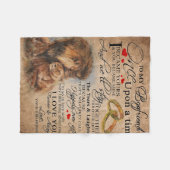 ボーイフレンドの引用文を愛する |現おもしろい在引用文 フリースブランケット (正面(横))