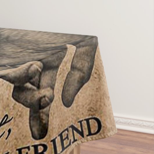 ボーイフレンドの引用文を愛する |素敵な引用文ギフト テーブルクロス (インサイチュ)