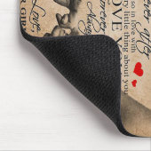 ボーイフレンドの引用文を愛する |素敵な引用文ギフト マウスパッド (コーナー)