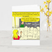 ボーイフレンドの漫画のための585心理テスト カード (黄色い花)