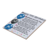 ボーイフレンドの詩の第30誕生日 タイル (側面)