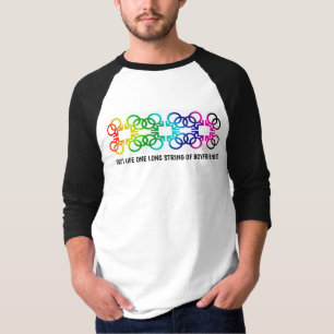 ボーイフレンドの1つの長い一連か。 Tシャツ