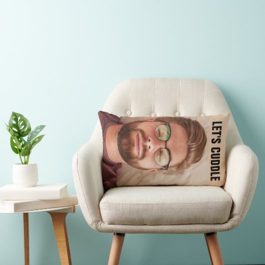 ボーイフレンドは枕を抱き締める ランバークッション (椅子)