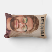 ボーイフレンドは枕を抱き締める ランバークッション (正面)