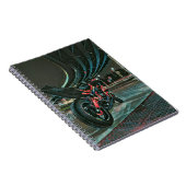 ボーイフレンドへのオートバイの贈り物 ノートブック (右側)