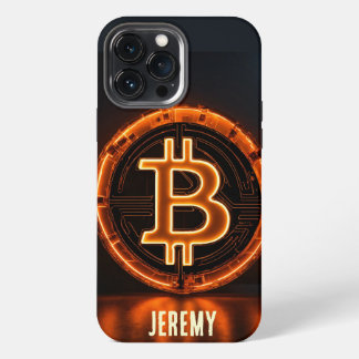 ボーイフレンドへのホットなBitcoinロゴギフト 暗号資産 iPhone 13 Pro Maxケース