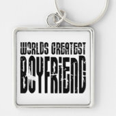 ボーイフレンドへの贈り物:世界で最も偉大な彼氏 キーホルダー (正面)