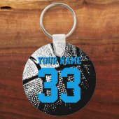 ボーイフレンドまたはガールフレンド用のバスケットボールキーホルダー キーホルダー (正面)