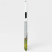 ボーイフレンド写真とブルゴーニュ文字iPhoneケース iPhoneケース (右側)