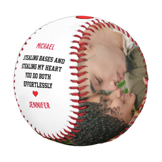 ボーイフレンド写真野球 野球ボール (アングル)