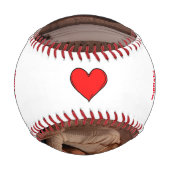 ボーイフレンド写真野球 野球ボール (裏面)